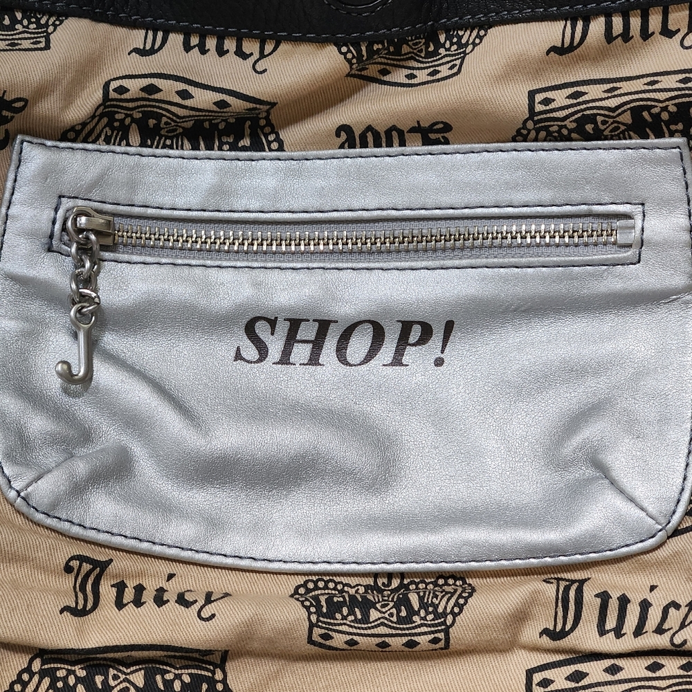 🖤 Vintage Juicy Couture Leather Satchel – Y2K Boutique Edition - Picture 7 of 15